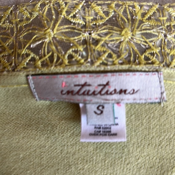 Vintage Dillard’s Intuitions Sweater, V-Neck Pullover, Size Small, Lace & Beads - Picture 10 of 11